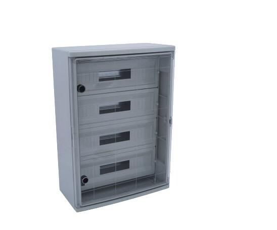 Корпус щита распределительного 400х600х200мм Din-рейки 68M (4х17) навесной пластик Cetinkaya Pano CP5115