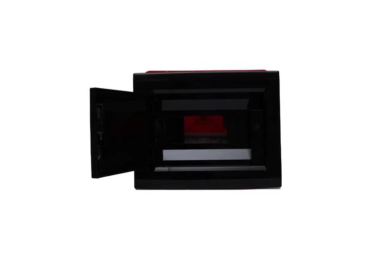 Корпус щита распределительного для модульного оборудования 12M встраив. прозр. затемненная дверца черн. Cetinkaya Pano CP10912B