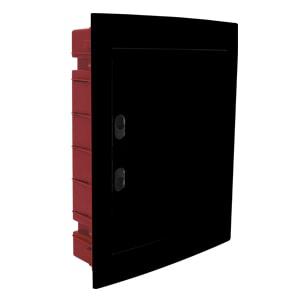 Корпус щита распределительного для модульного оборудования 36M(12х3) встраив. глухая дверца черн. Cetinkaya Pano CP12936B