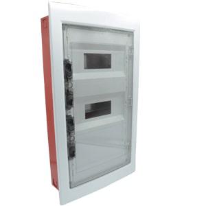 Корпус щита распределительного для модульного оборудования 36M(12х3) встраив. прозр. дверца Cetinkaya Pano CP10936-M2