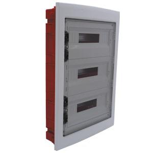 Корпус щита распределительного для модульного оборудования 54M(18х3) встраив. прозр. дверца Cetinkaya Pano CP10954