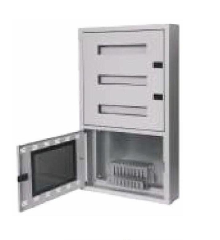Корпус щита 500х850х120мм встраив. с модулями MCB и местом для прокладки сетевых кабелей метал. сер. Cetinkaya Pano CP8511