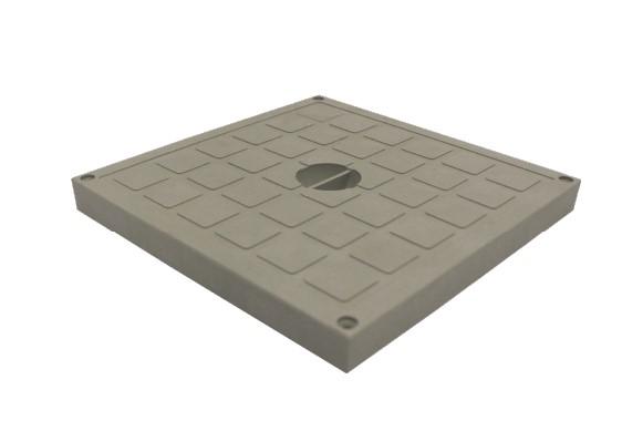 Крышка распределительной коробки 300х300мм глухая пластик сер. Cetinkaya Pano CP303034