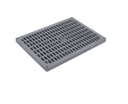 Крышка распределительной коробки 360х260х320мм решетчатая пластик сер. Cetinkaya Pano CP362635