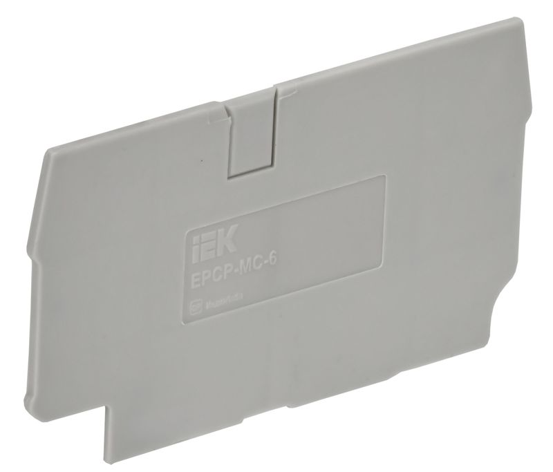 Заглушка для колодки клеммной CP 10кв.мм сер. ARMAFIX IEK AF-CT20-00-K03-010-ZGL