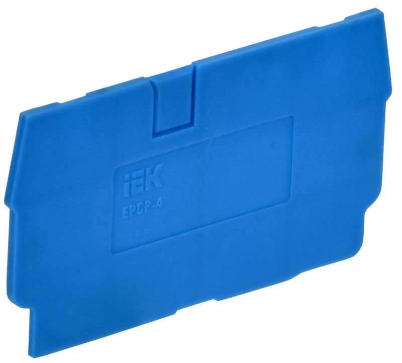 Заглушка для колодки клеммной CP 4кв.мм син. ARMAFIX IEK AF-CT20-00-K07-004-ZGL