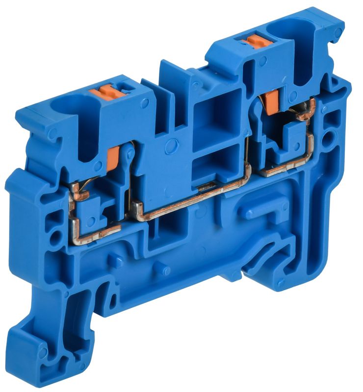 Клемма пружинная Push In CP 4кв.мм син. ARMAFIX IEK AF-CT20-00-K07-004