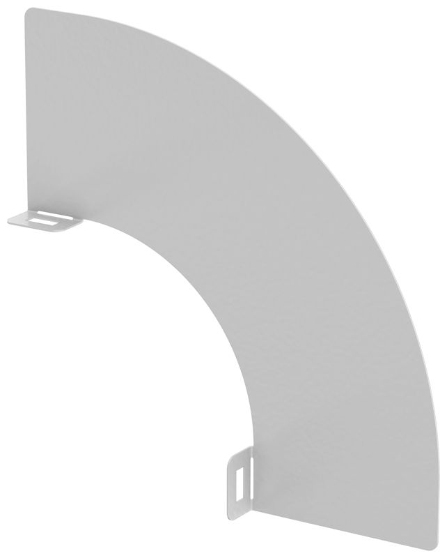 Перегородка разделительная 100мм поворота вертикал. внешн. 90град. RAL 9016 IEK CRP40-0-90-100-9016