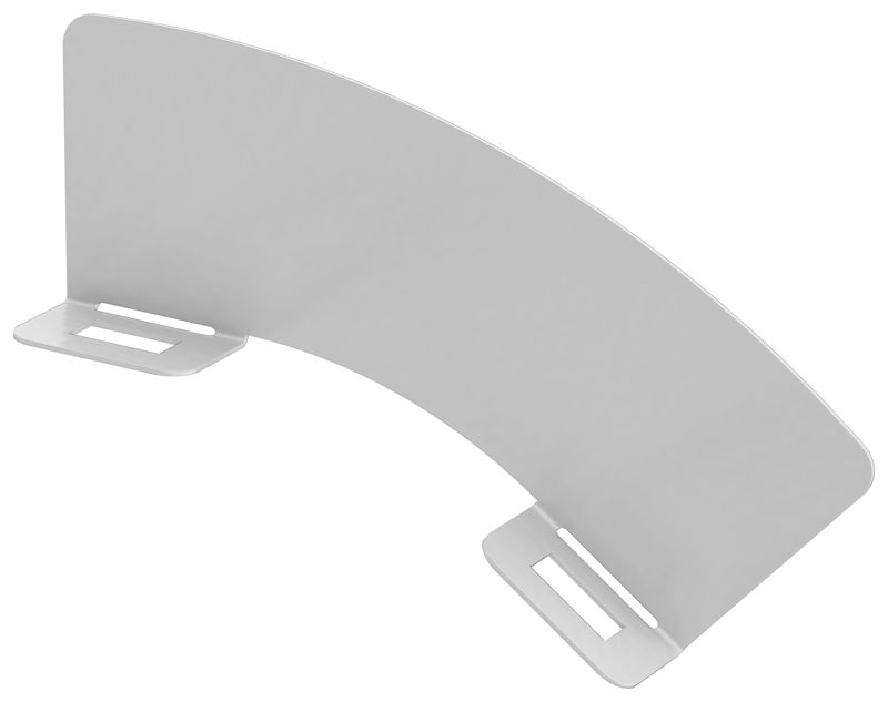 Перегородка разделительная 50мм поворота вертикал. внешн. 45град. RAL 9016 IEK CRP40-0-45-050-9016