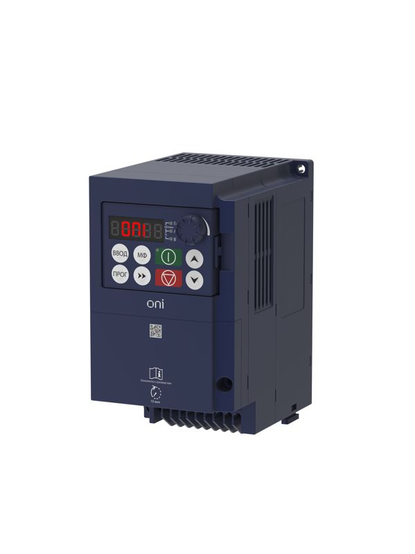 Преобразователь частоты FC-430 380В 0.75кВт 2.5А встроен. тормозной модуль ONI FC-430-33-0075GT