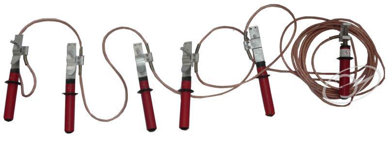 Заземление переносное для воздушных линий ЗПЛ-1Н сечение 25мм ЭЛЕКТРО ТРЕЙД ZAP121-25