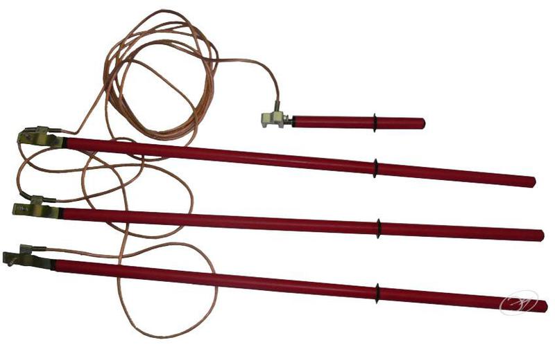 Заземление переносное для воздушных линий ЗПЛ-10Н-3 сечение 25мм ЭЛЕКТРО ТРЕЙД ZAP136-25