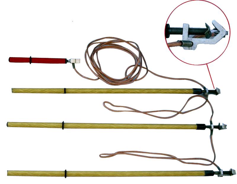 Заземление переносное для воздушных линий ПК-0.4-10Н сечение 50мм ЭЛЕКТРО ТРЕЙД ZAP220-50