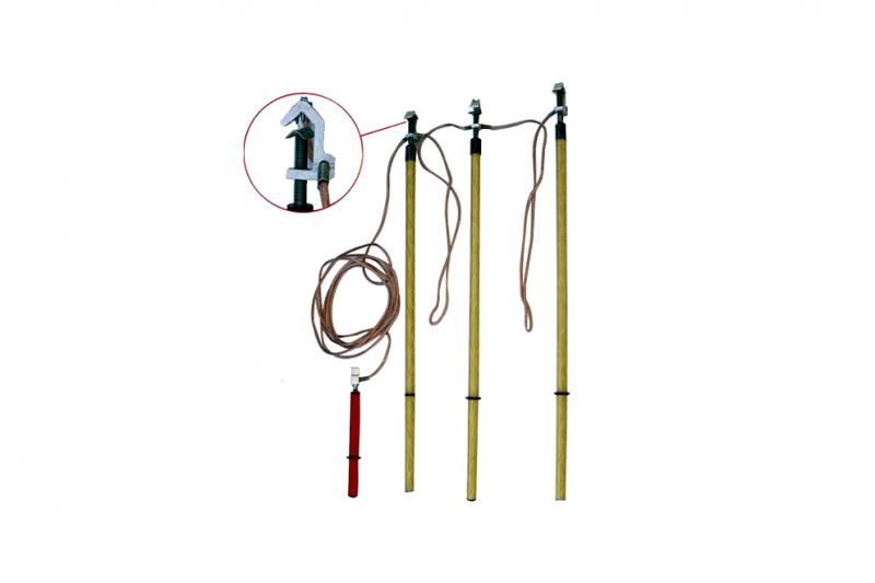 Заземление переносное для воздушных линий ПК-1-10 сечение 25мм ЭЛЕКТРО ТРЕЙД ELP-ZAP220-25