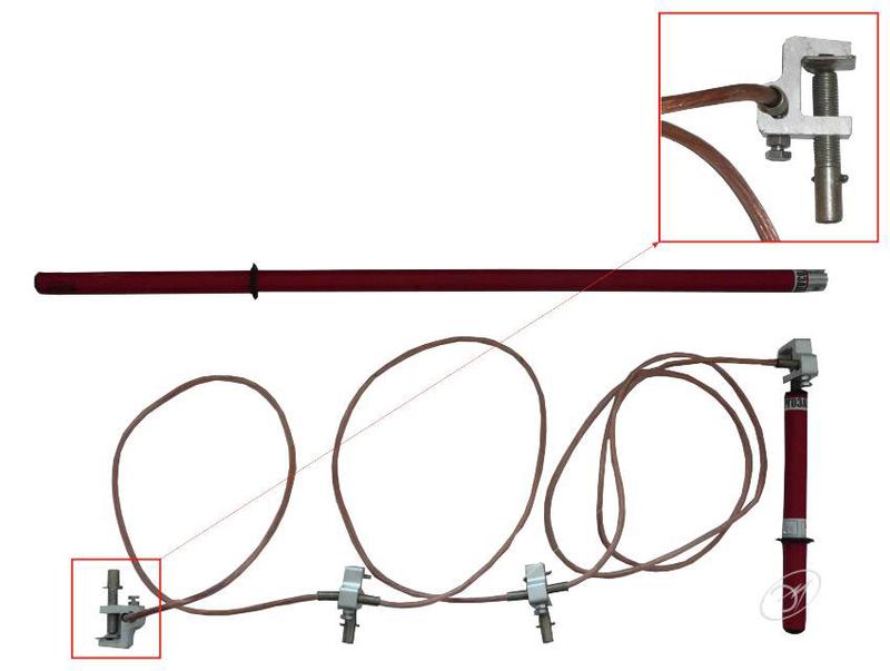 Заземление переносное для распределительных устройств ЗПП-15Н сечение 16мм ЭЛЕКТРО ТРЕЙД ZAP143-16