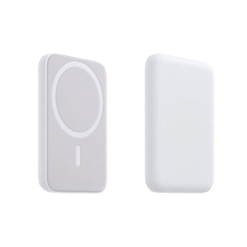 Устройство зарядное портативное беспроводное Power Bank (аккумуляторная батарея) 5000мА.ч MagSafe бел. Rexant 30-2053