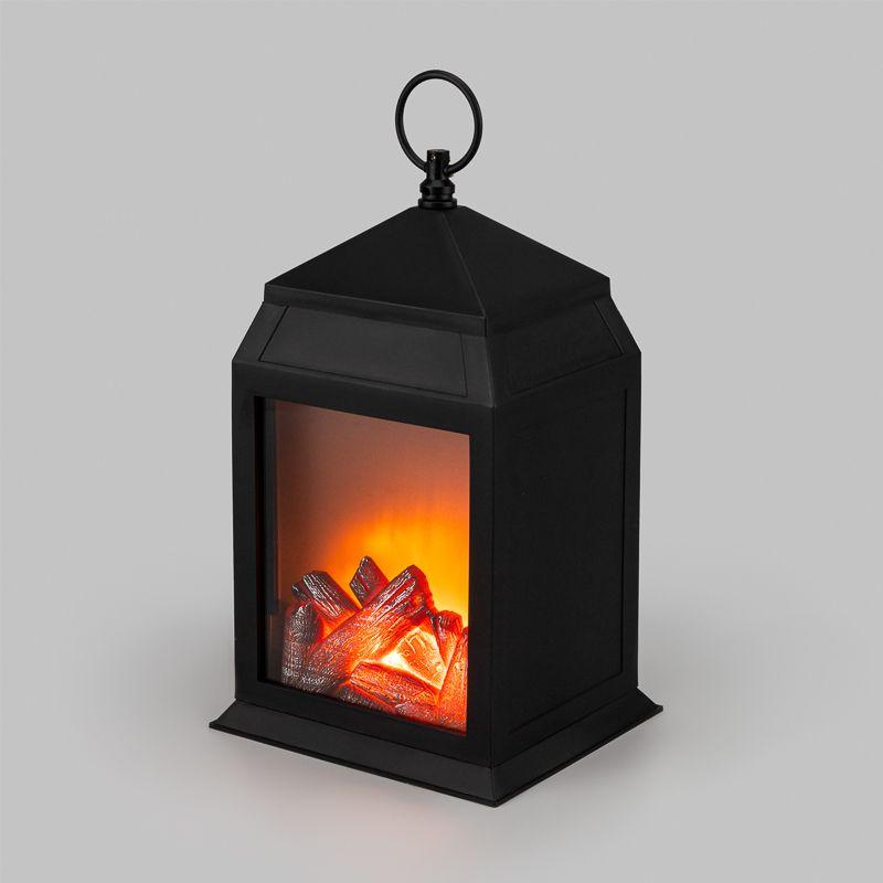 Камин светодиодный "Нуар" 16х14х29см с эффектом живого огня 3хAA (не в комплекте) Neon-Night 511-005