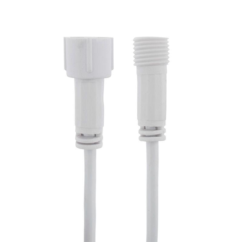 Удлинитель-шнур для подключения уличных гирлянд 1м ПВХ бел. Neon-Night 315-420