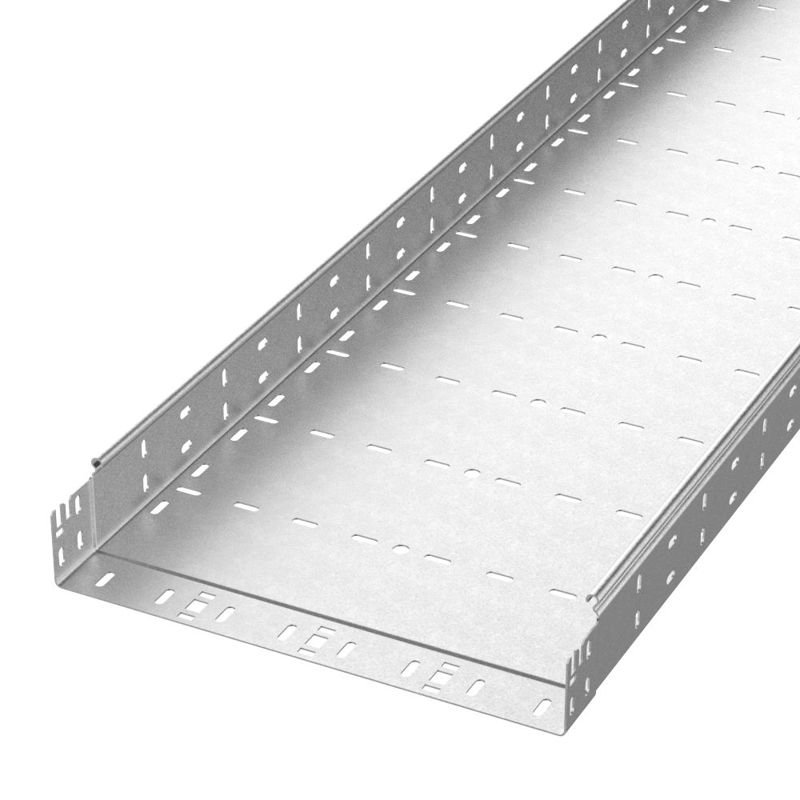 Лоток перфорированный 400х80 L3000 1.5мм Профи (уп.6м) Промрукав PR16.4969