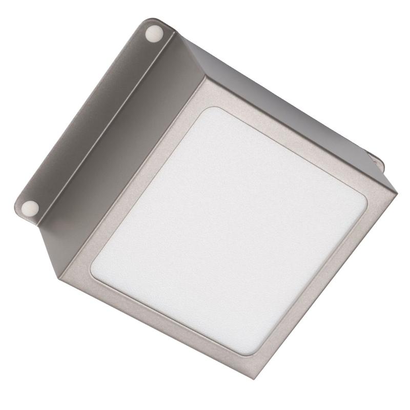 Светильник светодиодный PPL 089/G OPAL 9Вт 3000К IP40 GREY Грильято 100х100мм Домино ДВО JazzWay 5068988