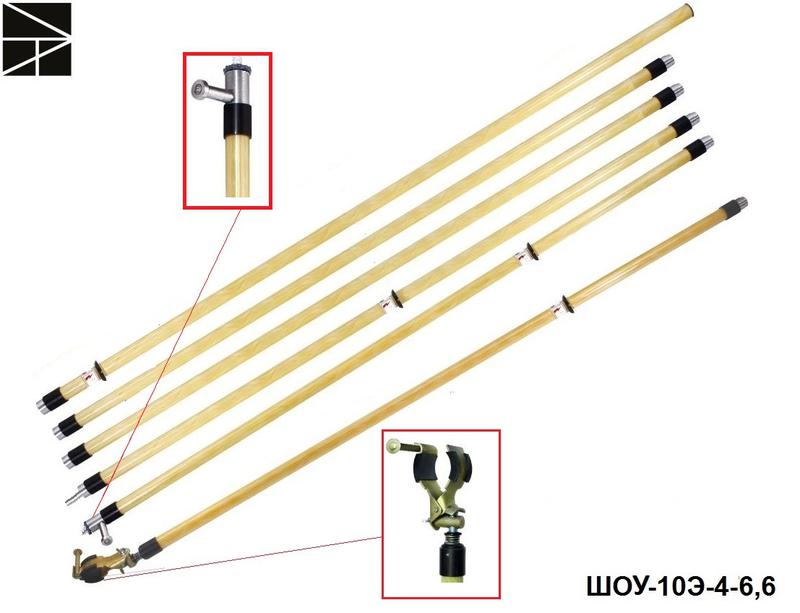 Штанга изолирующая оперативная с универс. головкой ШОУ-10Э-4-6.6 ЭЛЕКТРО ТРЕЙД ET-SHO140