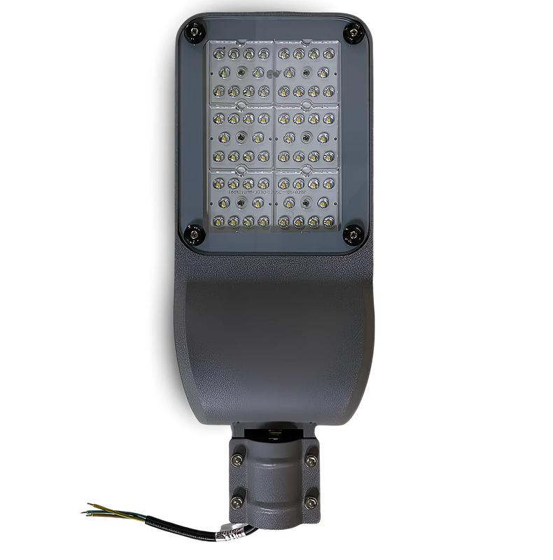 Светильник светодиодный ДКУ 50Вт 6500К IP67 7000лм 85-265В 375х150х65мм уличный с регулир. драйвером KRASO F-B50