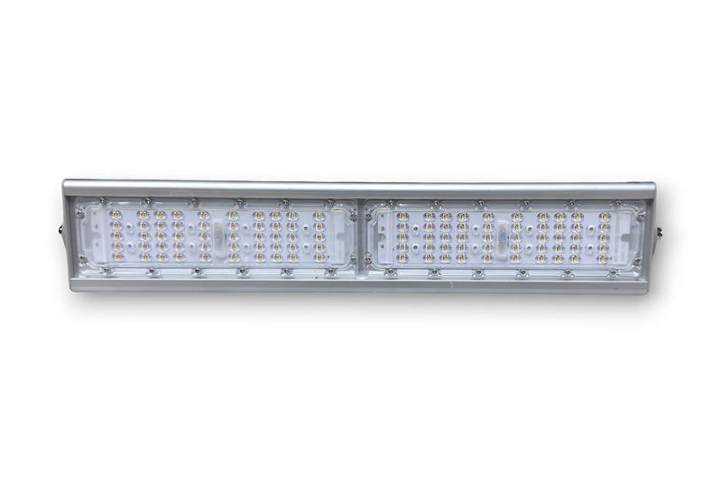 Светильник светодиодный 85Вт 5000К IP67 13600лм 100-277В 540х100х75мм консоль + лира регулир. драйвер KRASO ST-85