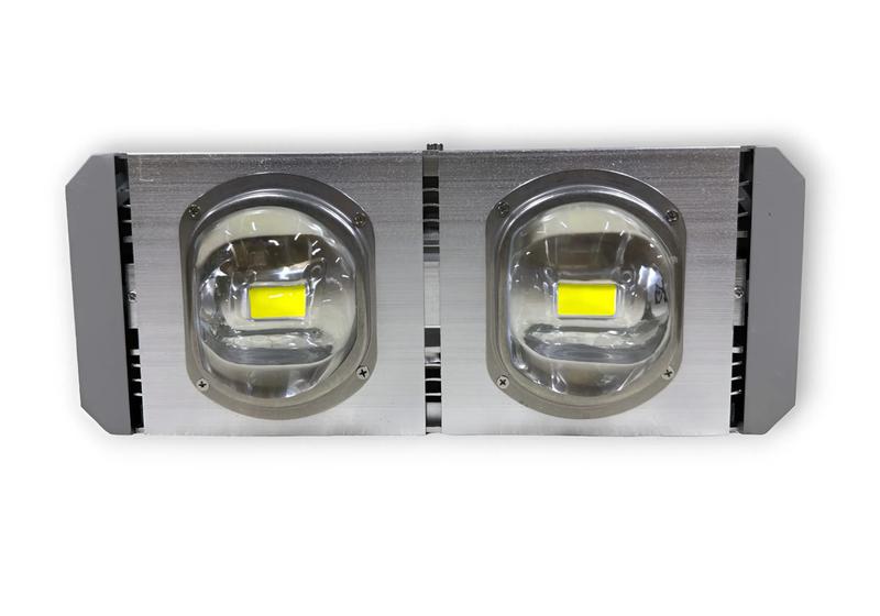 Светильник светодиодный COB 80Вт 5000К IP67 11200лм 85-265В 375х155х70мм уличный с регулир. драйвером KRASO FZ-KL(с)-80