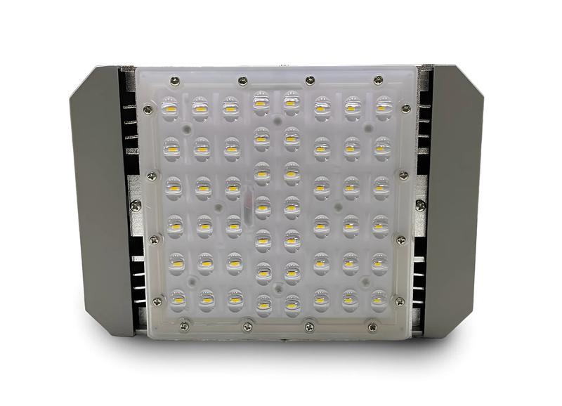 Светильник светодиодный SMD 45Вт 5000К IP67 6300лм 85-265В 215х155х70мм уличный с регулир. драйвером лира + кронштейн KRASO FZ-KL(S)-45