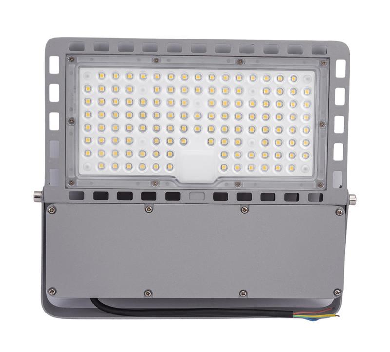 Прожектор светодиодный 100Вт 5000К IP67 14000лм 85-265В 294х253х48мм промышлен. с регулир. драйвером KRASO FR-100