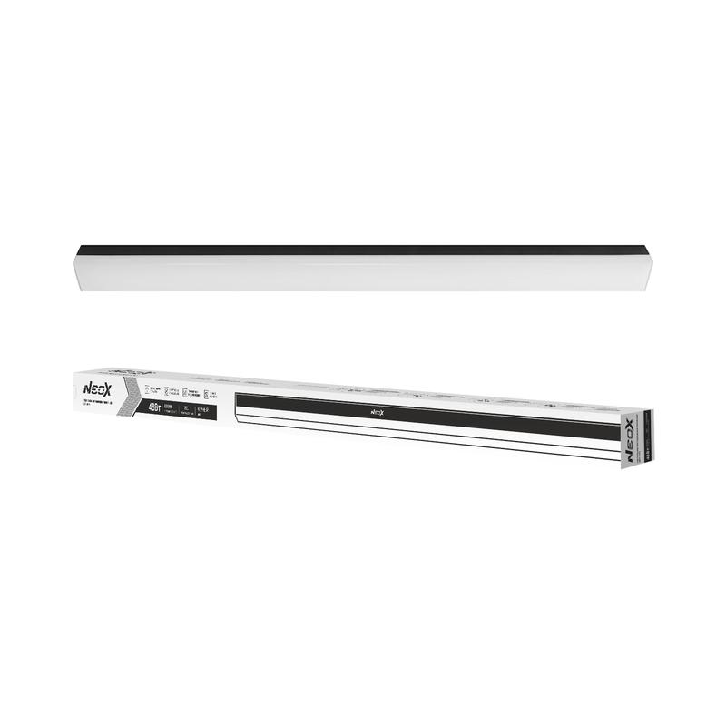 Светильник светодиодный ДБО-ALFA 48Вт 6500К IP40 4800лм 230В 160град. 100лм/Вт черн. NEOX 4690612060019