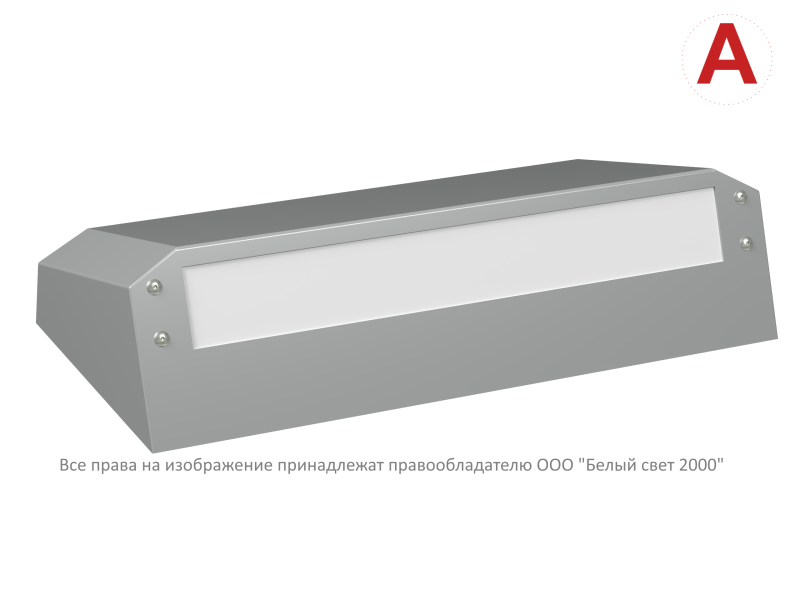Светильник BS-CUSTOS-10-L1-12/24 4000К Gray аварийный сер. Белый свет a32446