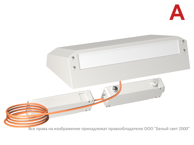 Светильник BS-CUSTOS-51-L1-INEXI 4000К White (-60) аварийный бел. Белый свет a32338