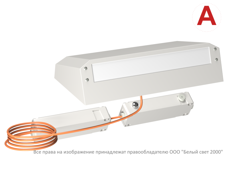 Светильник BS-CUSTOS-51-L1-INEXI3-AUTOTEST 4000К White (-60) аварийный бел. Белый свет a32374