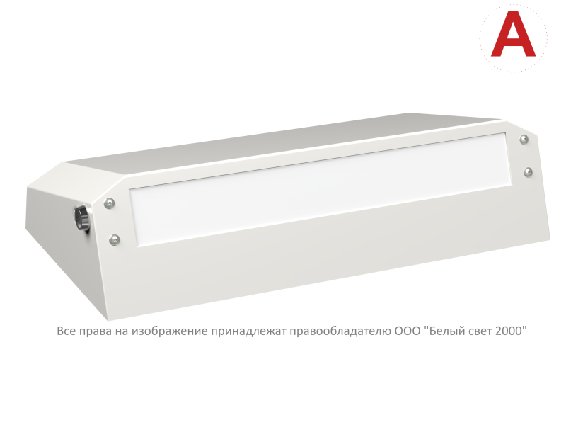 Светильник BS-CUSTOS-53-L1-INEXI 4000К White аварийный бел. Белый свет a32335