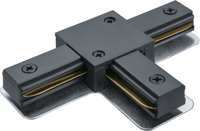 Коннектор 95 517 NLT-C-1L-AS1-BL-T для шинопровода AS1 черн. NAVIGATOR 95517