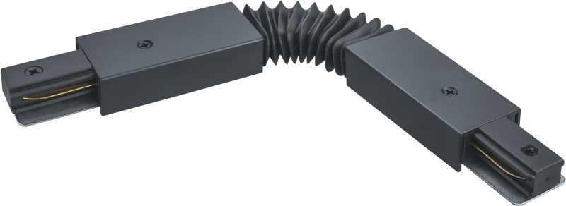 Коннектор 95 521 NLT-C-1L-AS1-BL-F для шинопровода AS1 черн. NAVIGATOR 95521