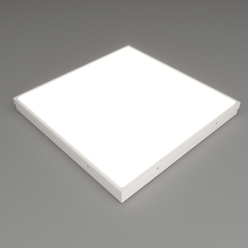 Светильник светодиодный RVE-PLANK-595-TG-IP54-БАП 30Вт 4000К IP54 3700лм 595х595х48мм CRI90 квадрат Армстронг закален. стекло бел. RVElektro RVE00021305