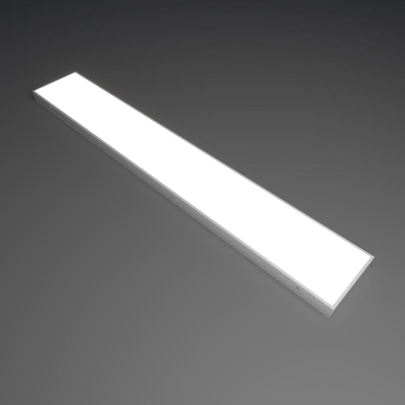 Светильник светодиодный RVE-PLANK-1195-TG-IP54-БАП 30Вт 4000К IP54 3700лм 1195х180х48мм CRI90 прямоугольник Армстронг закален. стекло бел. RVElektro RVE00021307
