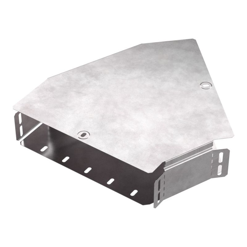 Угол горизонтальный 45 град. 300х80 0.8мм Стандарт с крышкой Промрукав PR16.0430