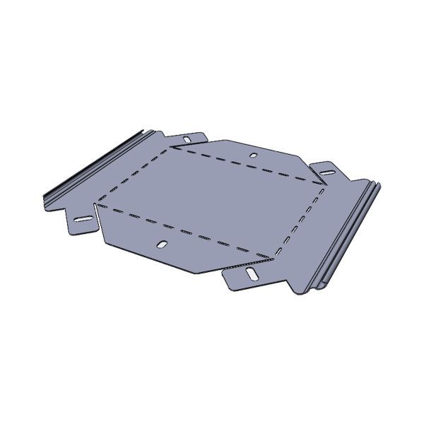 Угол для лотка вертикал. внешн. 90град. 80х150 плоский EKF vo9080150-FL