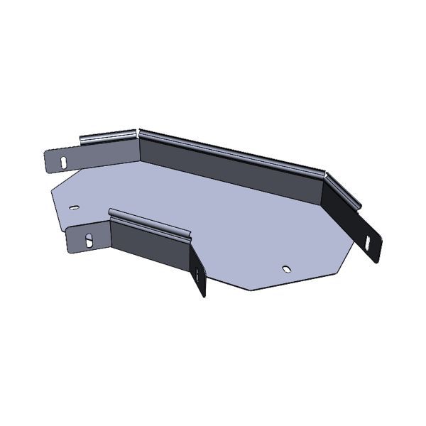 Угол для лотка горизонт. 90град. 80х200 плоский EKF g9080200-FL