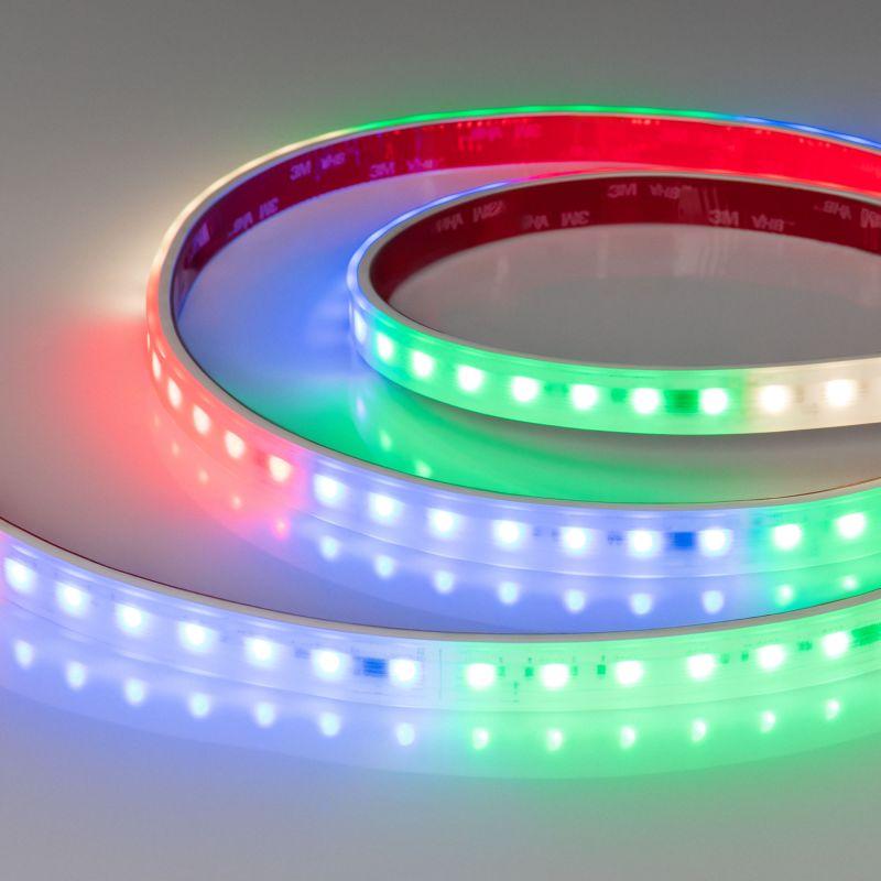 Лента светодиодная DMX-PS-B70-14mm 24В RGBW-Day-PX7 17Вт/м IP67 5060 CRI>90 герметичная (уп.5м) Arlight 056721