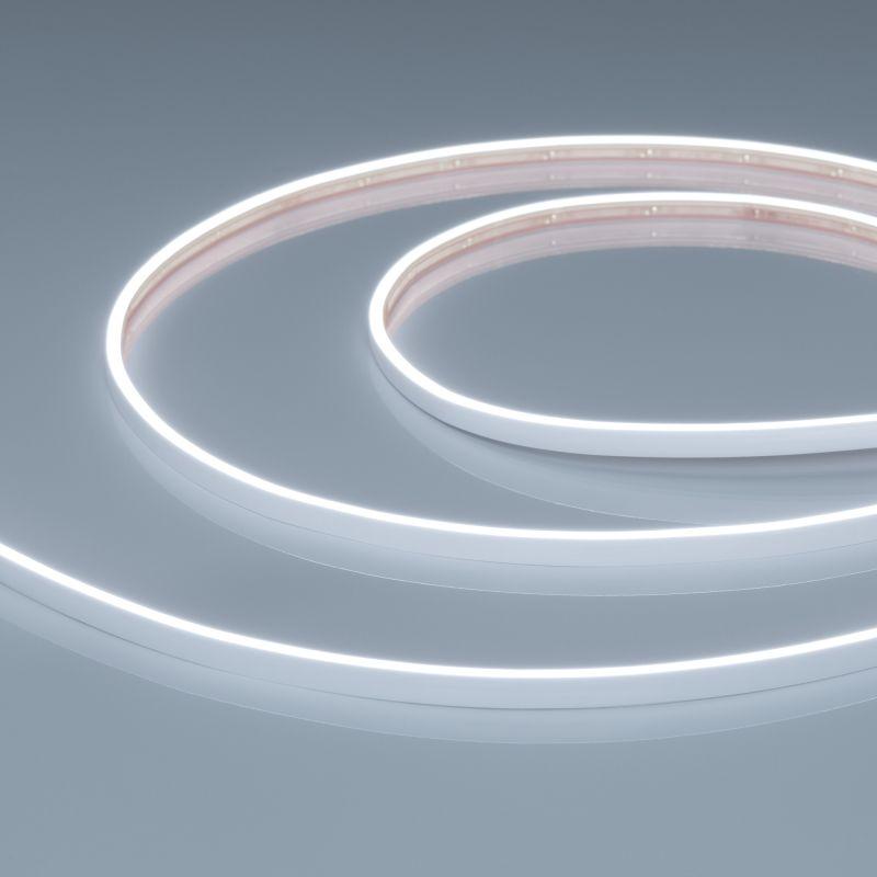 Лента светодиодная VELA-M240-2.5х6mm 24В White 6000К 5Вт/м IP65 узкая герметичная (уп.5м) Arlight 053266