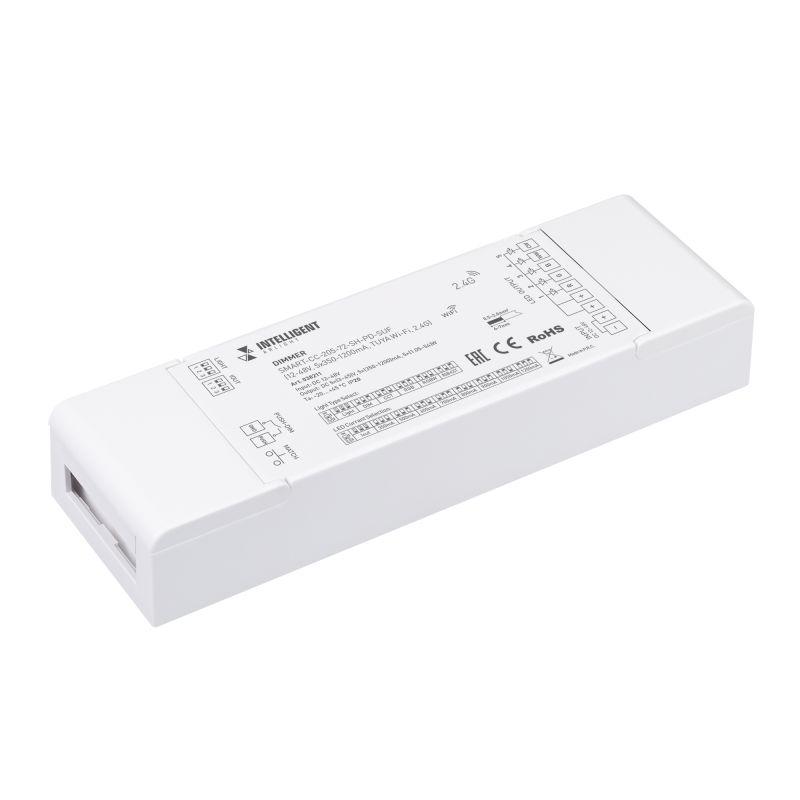 Диммер SMART-CC-205-72-SH-PD-SUF 12-48В 5х350-1200мА TUYA Wi-Fi 2.4G IP20 пластик INTELLIGENT ARLIGHT 038211