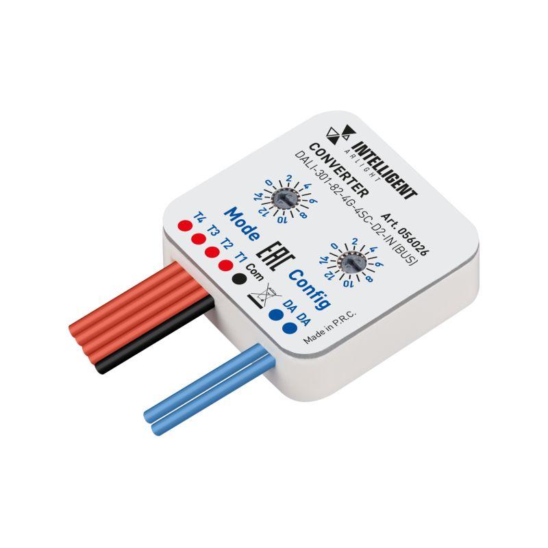 Конвертер DALI-301-82-4G-4SC-D2-IN BUS IP20 пластик INTELLIGENT ARLIGHT 056026