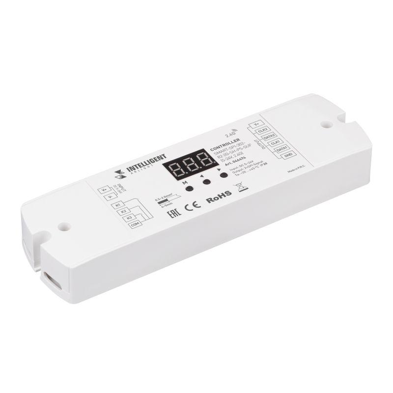 Контроллер SMART-SPI-302-82-2G-SH-PS-SUF 5-24В 2.4G IP20 пластик INTELLIGENT ARLIGHT 046474