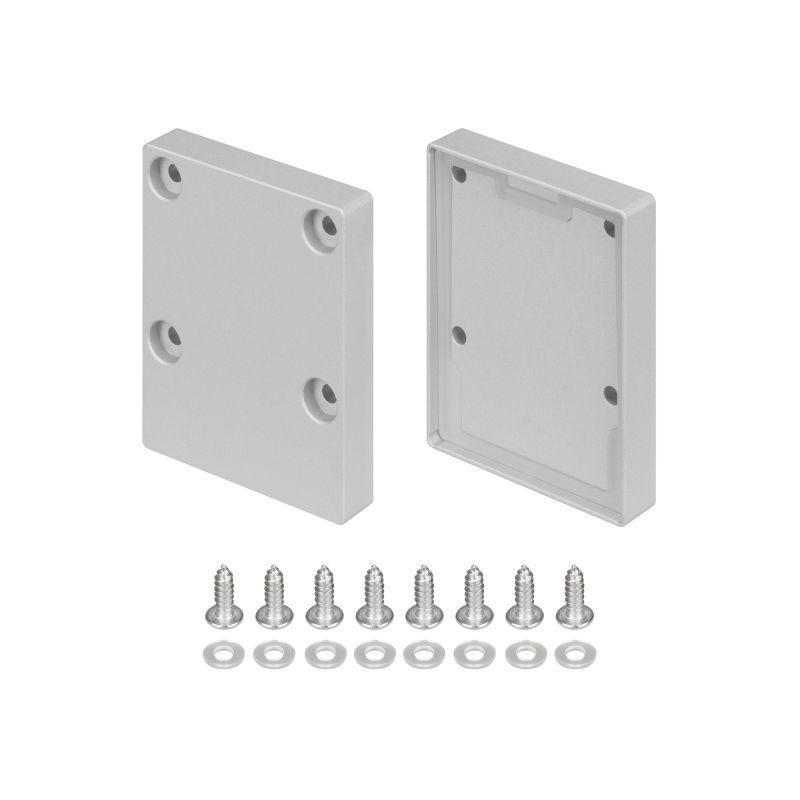 Заглушка IP-LINE-4050 SILVER глухая метал. серебр. (комплект) Arlight 055285