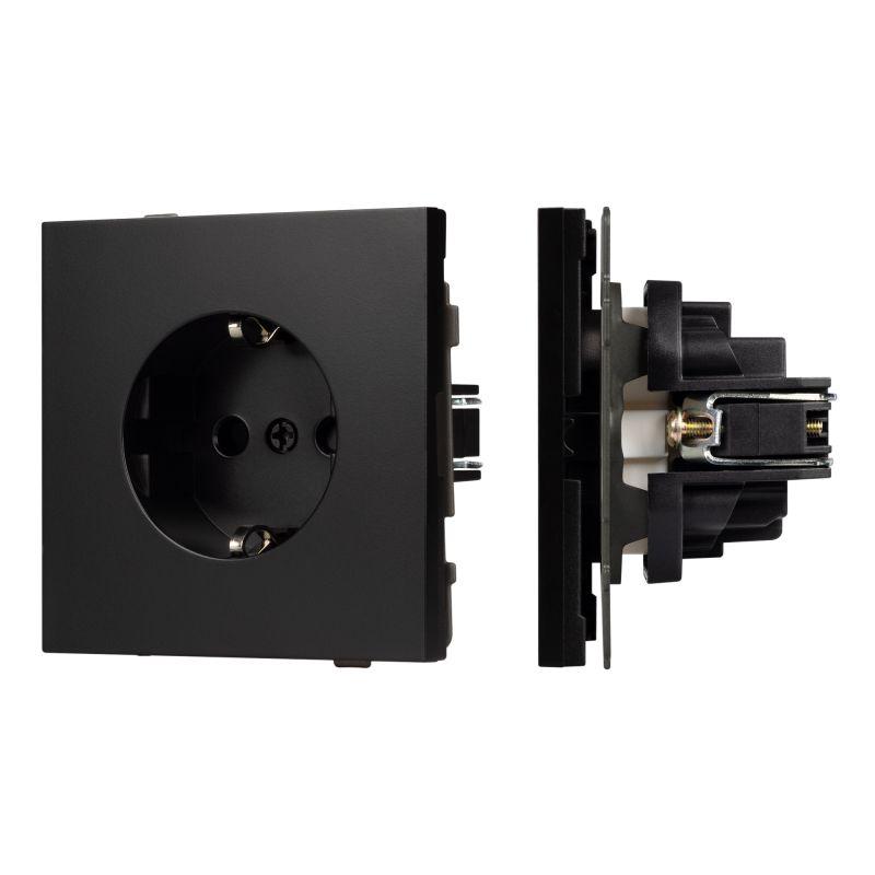 Розетка SCT-TENDO-MEU1-PL-BK 16А 230В механизм Arlight 054079