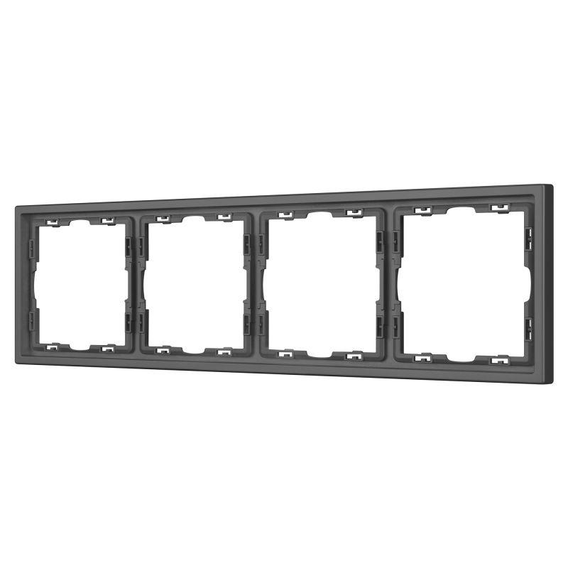 Рамка 4-м FRM-NOBE-SFPL-4-GR пластик. сер. Arlight 054226